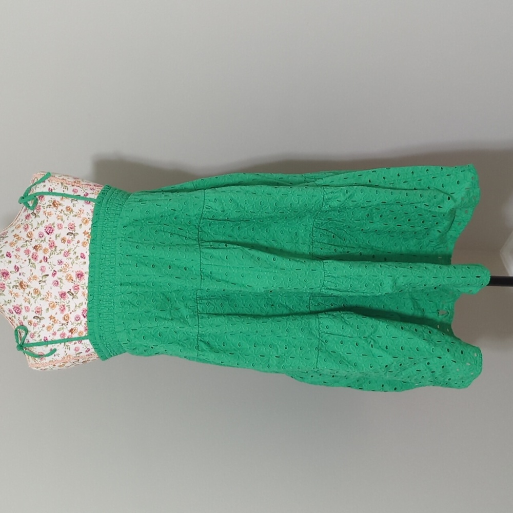 Green sun dress